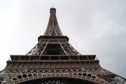 Eiffelturm schwarz weiß Pariser Chic Französisches Flair Detail